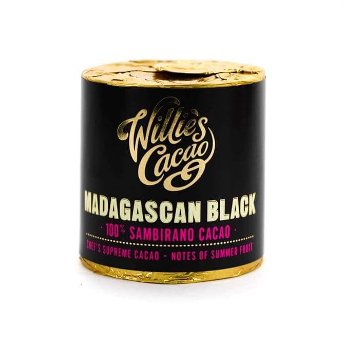 Willies Cacao Madagascan Black Sambirano Superior 100% Cacao Cooking Chocolate
